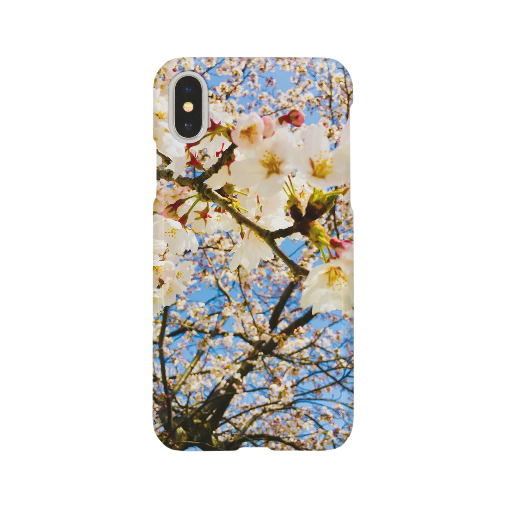 黒ヤギの桜 スマホケース