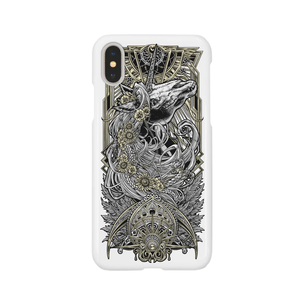 BLACKINKのTAROT - THE SUN. White Smartphone Case