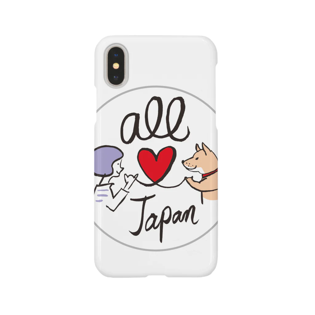 ひなげし商店のオール日本／柴犬プチ Smartphone Case