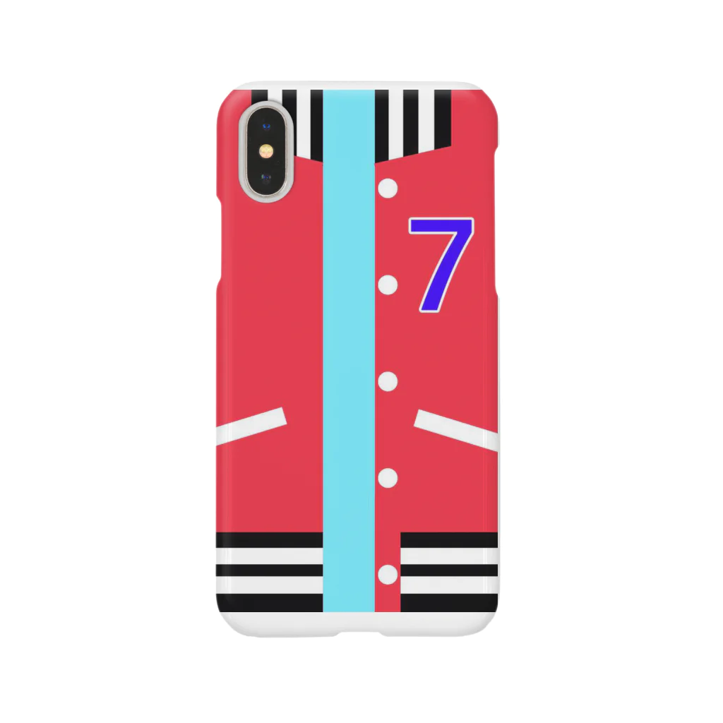 * ( まゆり ) *のスタジャン 赤 Smartphone Case