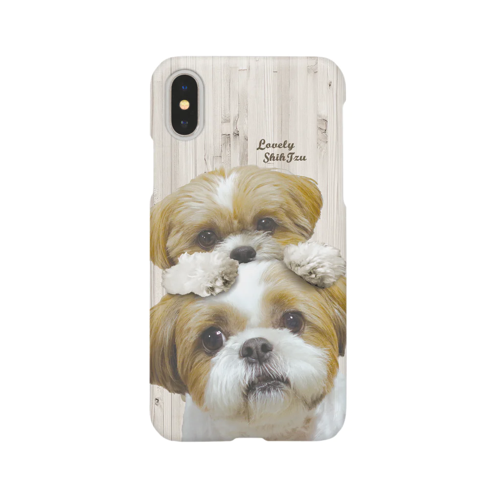 ぽんずのLovelyシーズー犬グッズのおんぶシーズー ぽんずとかぼす Smartphone Case