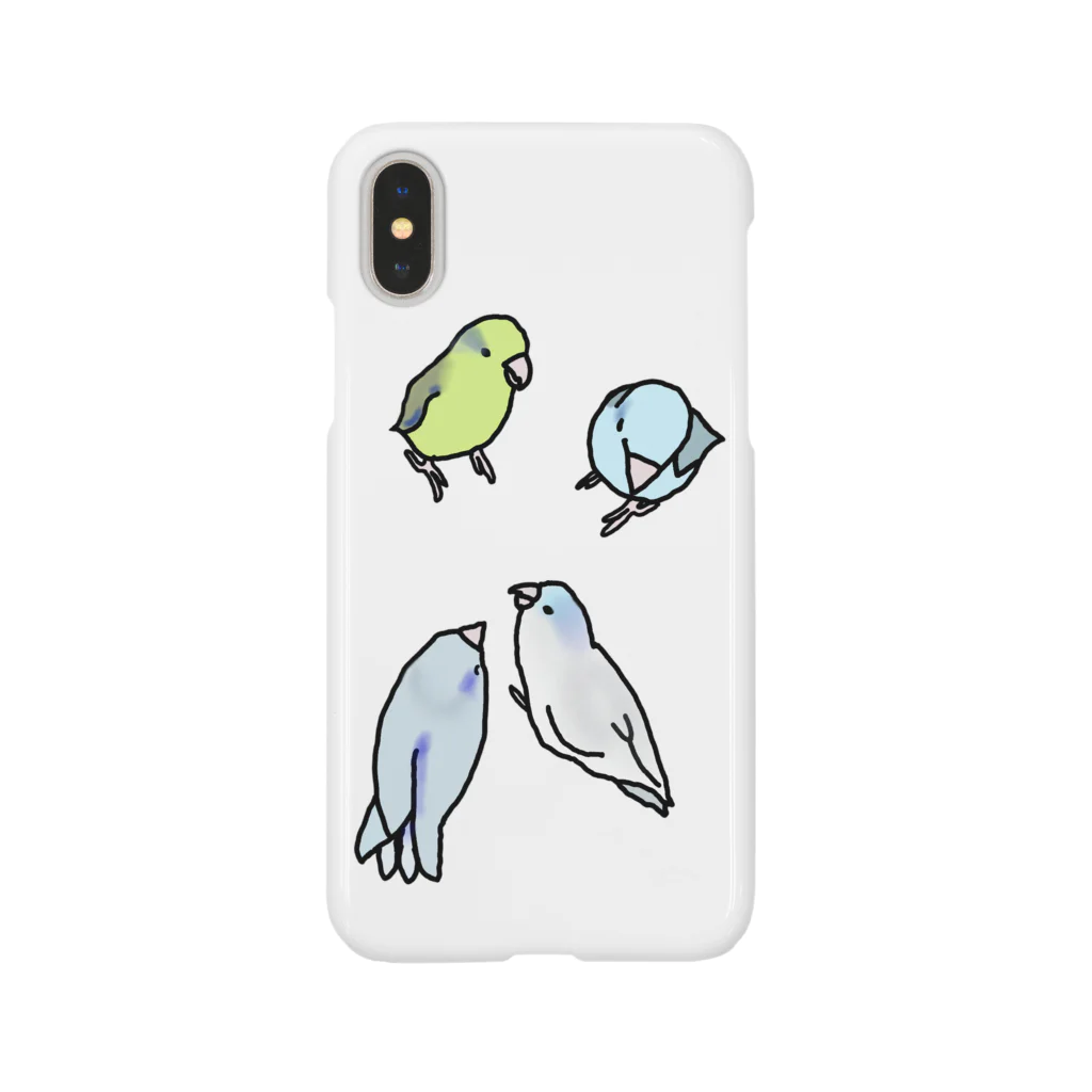 mamemameのまめるりは Smartphone Case