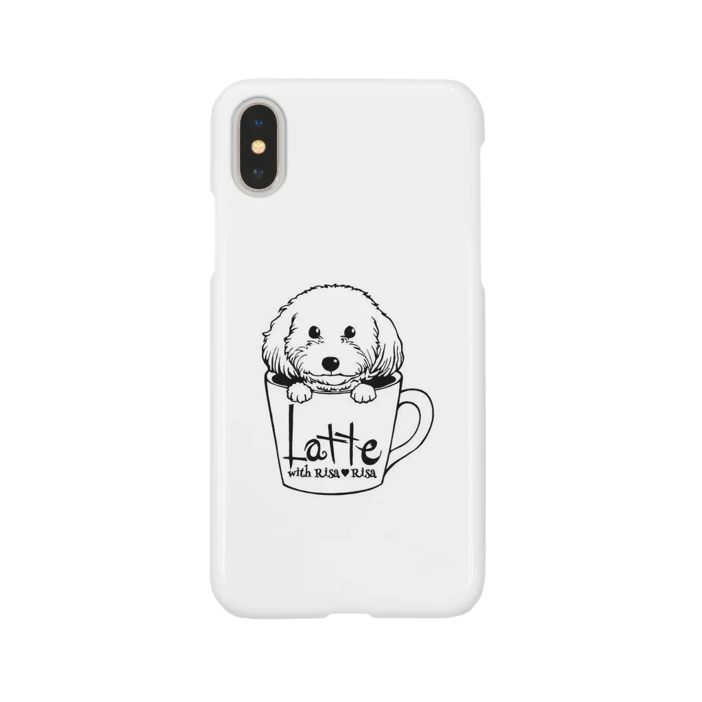 マルプー ラテのlatte with RisaRisa Smartphone Case