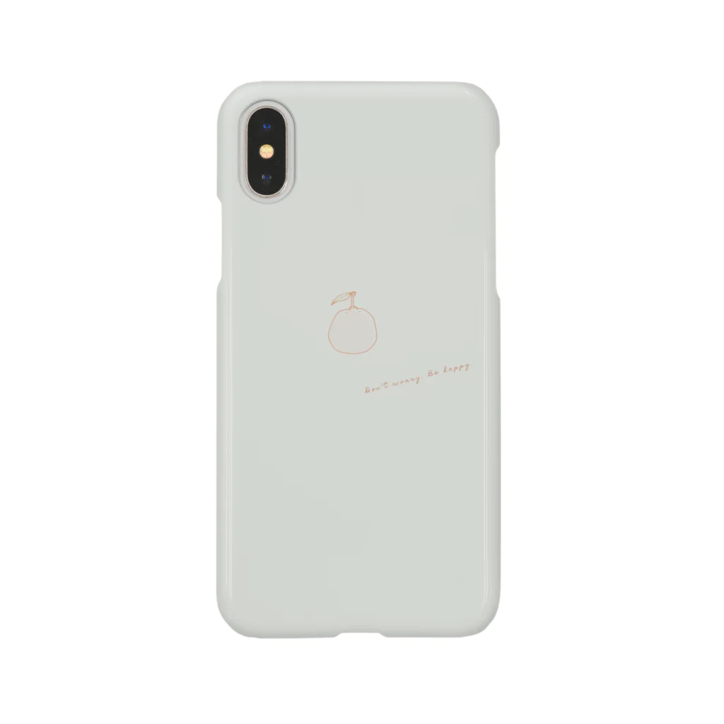 azukiudonのグレーとorange Smartphone Case