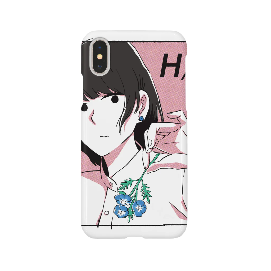 HAGU HOSHINO COLLABORATION STOREの【町田メロメ】HAGU HOSHINO Smartphone Case スマホケース