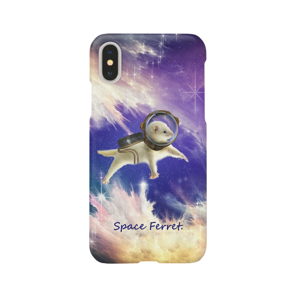 paz&sheetaのSpace ferret スマホケース