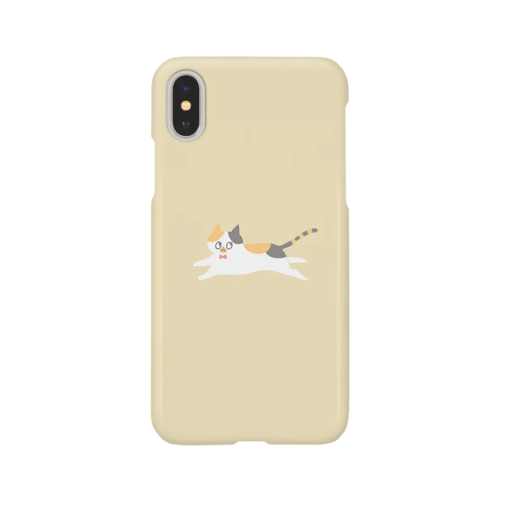 オキエイコの三毛猫のしらす　シンプルなスマホケース Smartphone Case