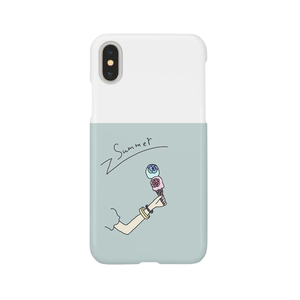 りあんのrose ice cream Smartphone Case