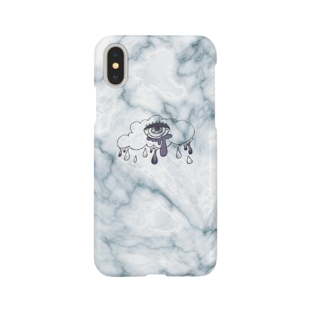 rai_houseの大理石　雨涙 Smartphone Case