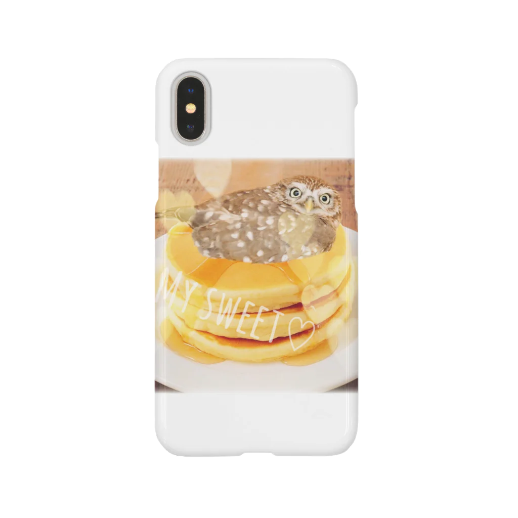 Little Owl Hamyのパンケーキハミィ Smartphone Case