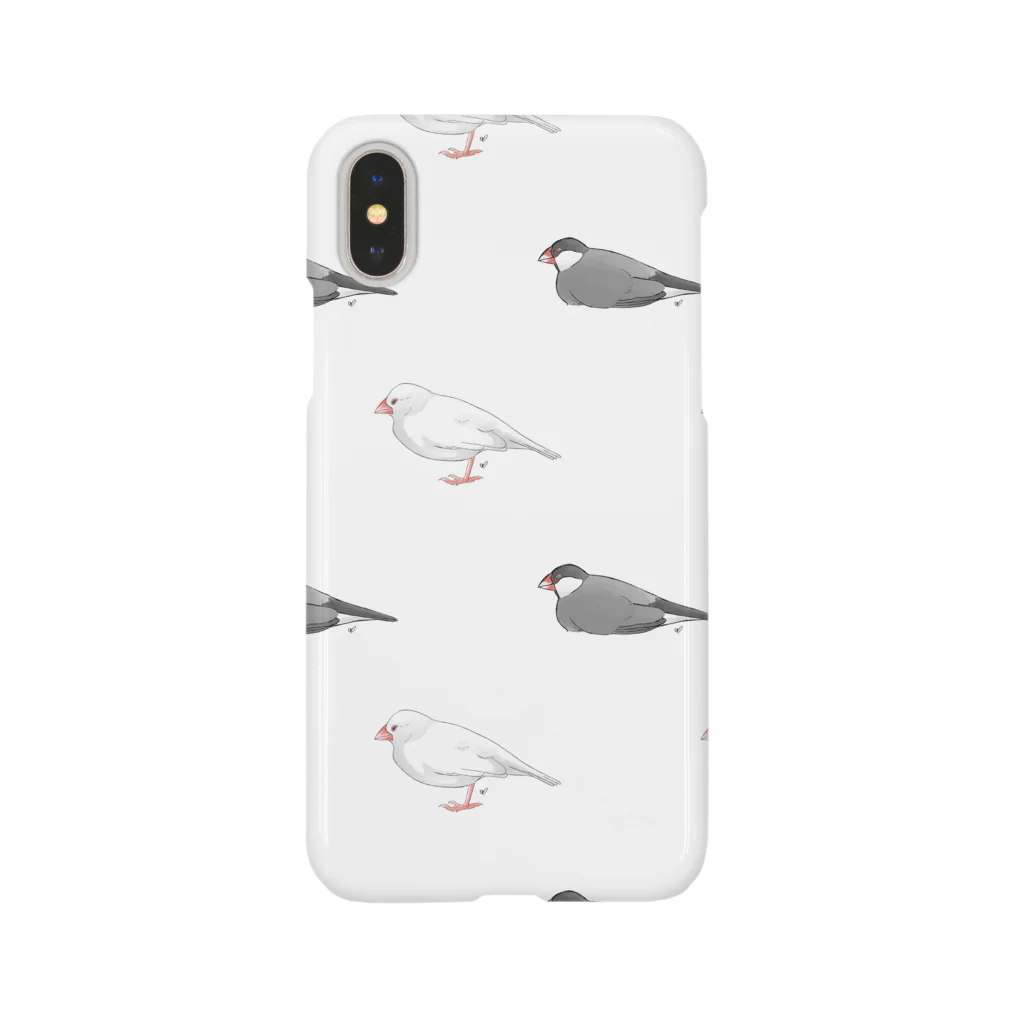 calcalのおやすみ文鳥 Smartphone Case