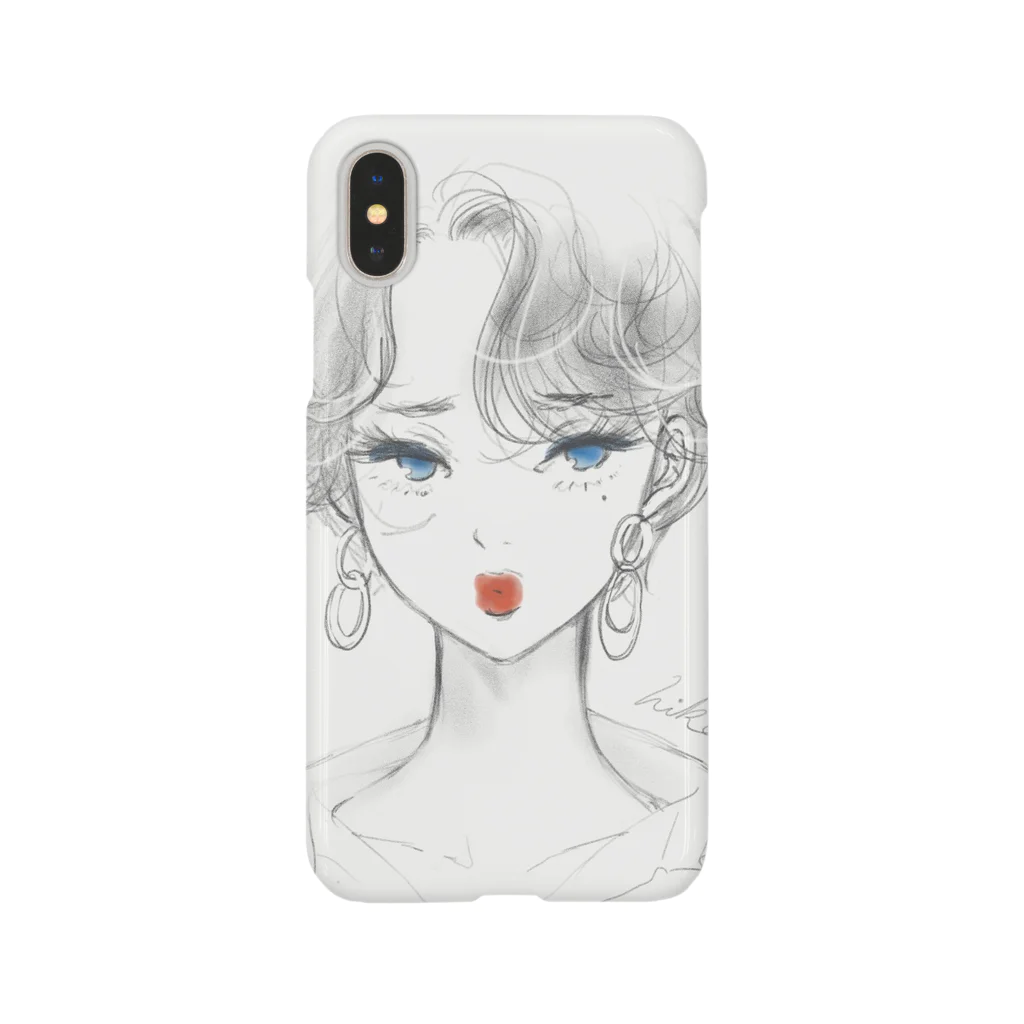 ヤマ ひかりの不機嫌ガール Smartphone Case