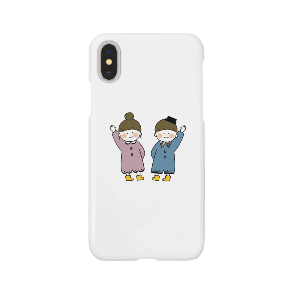 くまのお店🧸のおんがくだいすき♯ちゃんと♭くん Smartphone Case