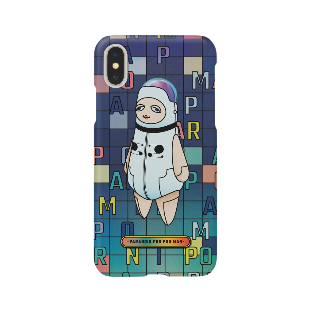 os_artxmusicのPARANOID POO POO MAN / Smartphone Case スマホケース