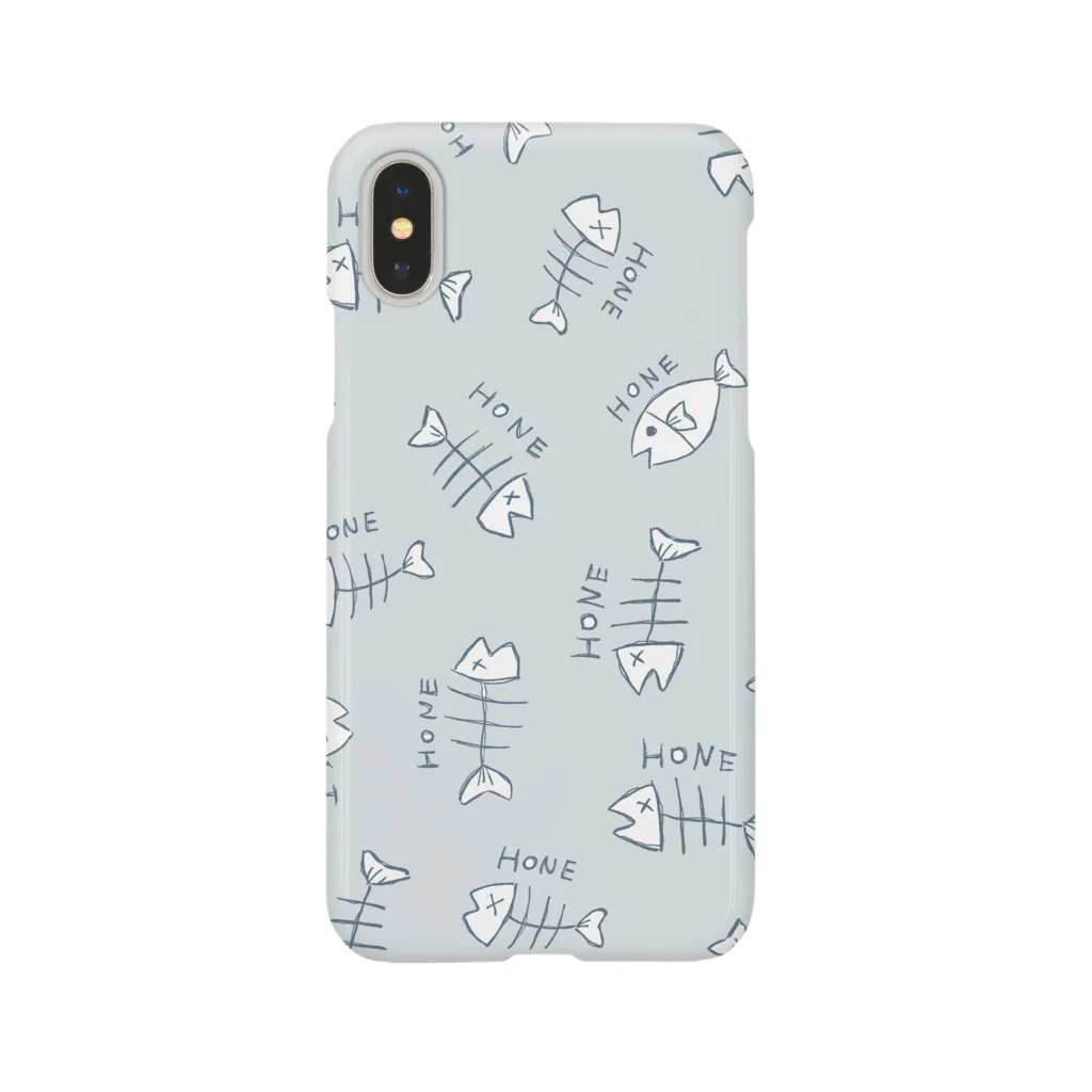 あおたまのHONE総柄ブルー Smartphone Case