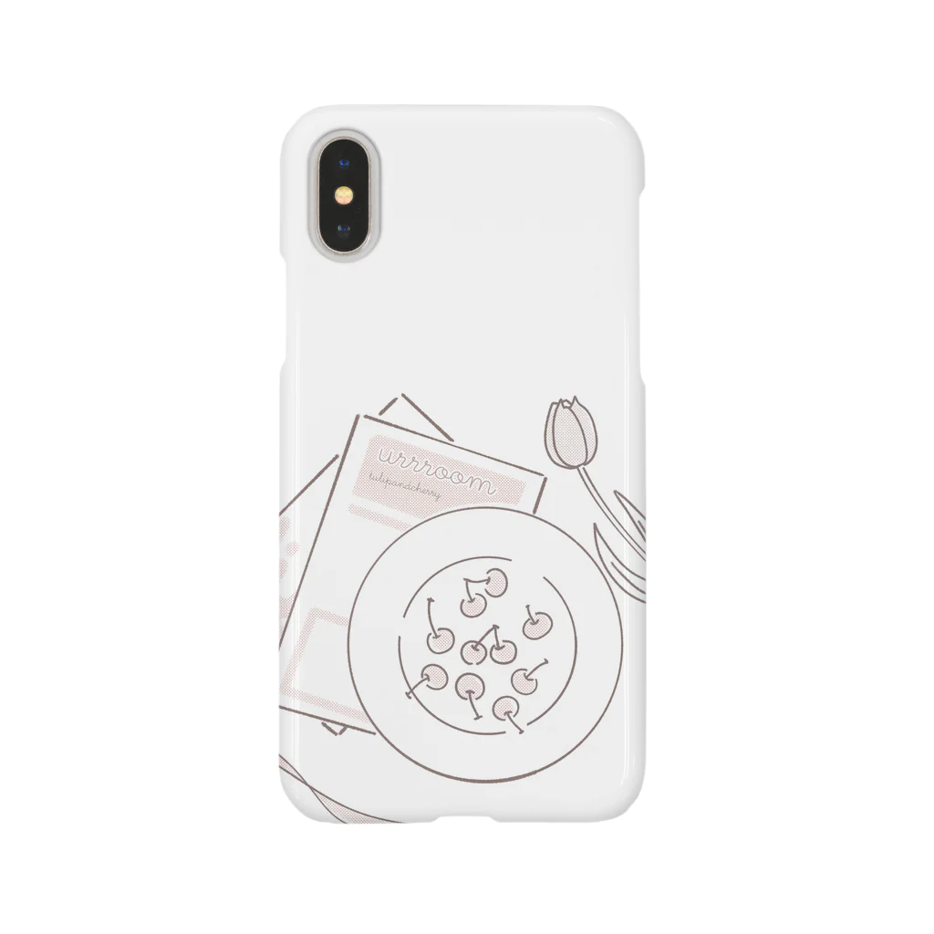 uraraのさくらんぼ チューリップ  Smartphone Case