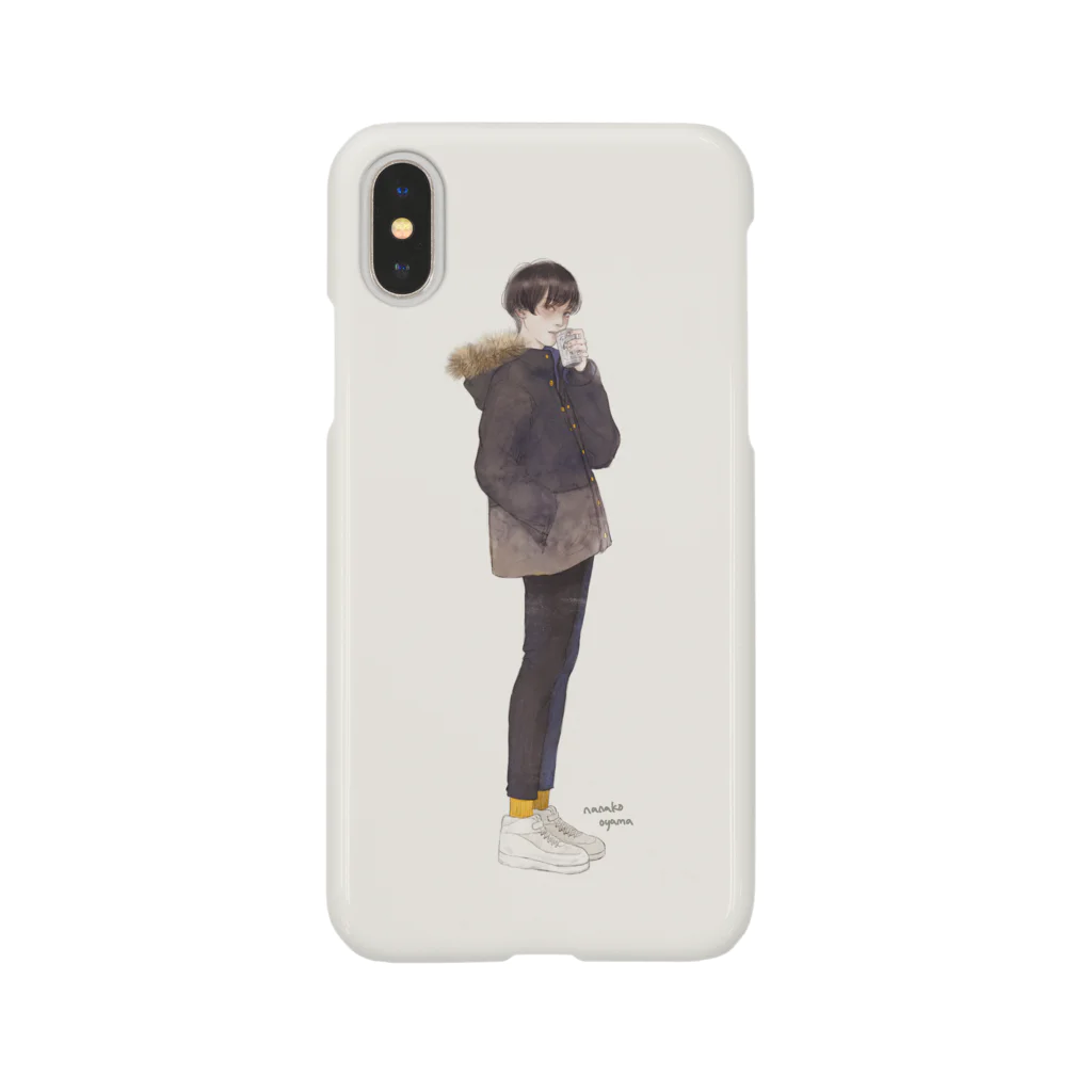 大山菜々子の飲酒くん　iPhone XS/X Smartphone Case