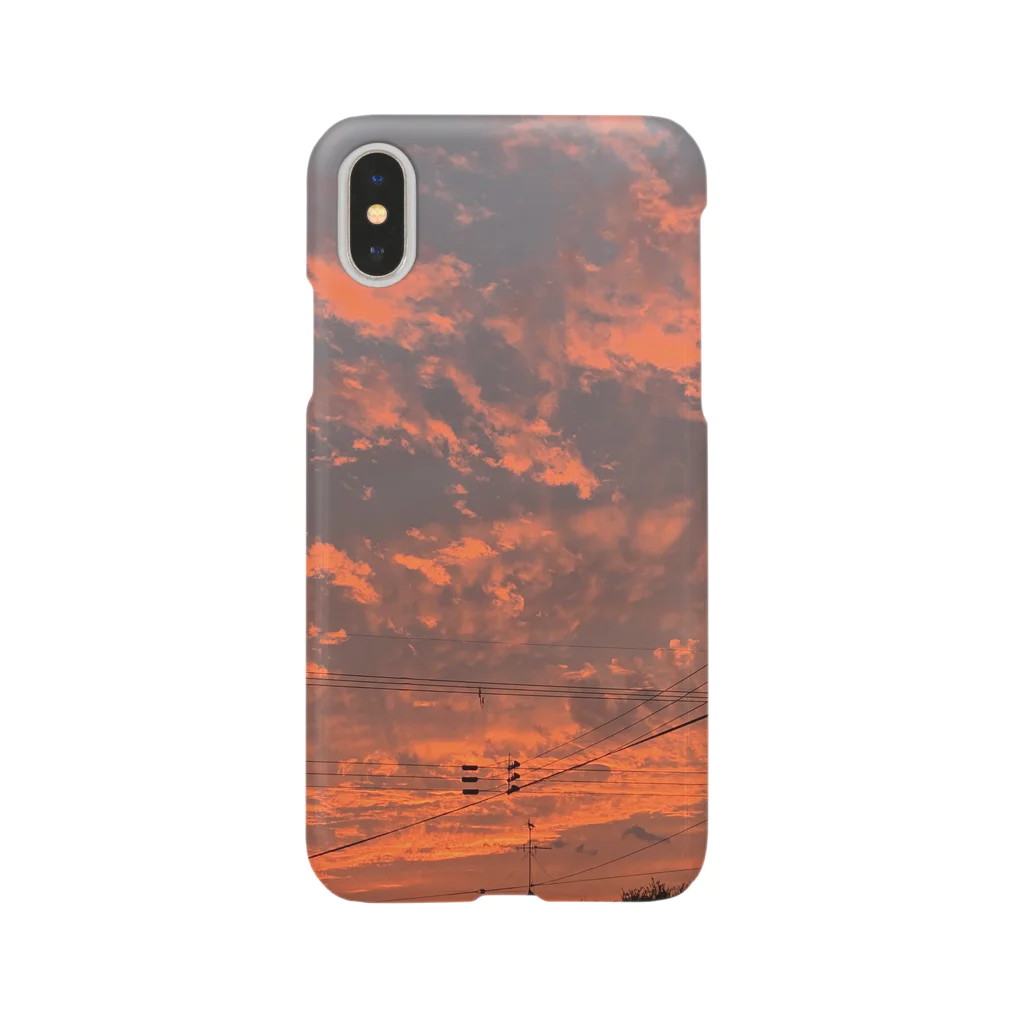 610さんの秋の夕焼け Smartphone Case