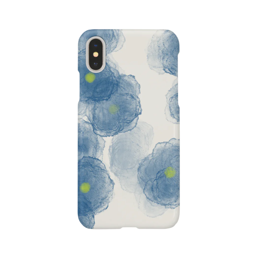 ジーナショップ(たぬき多め)の青い花 Smartphone Case