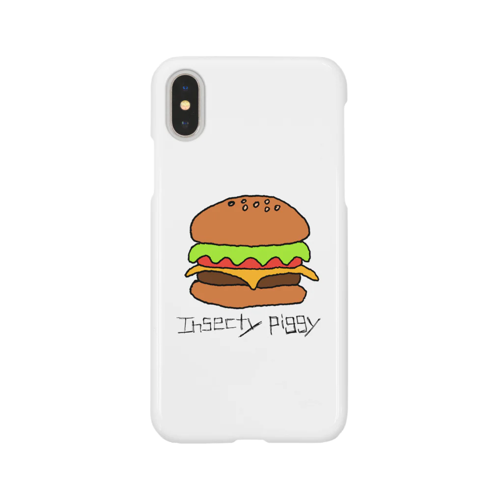 insecty_piggyのハンバーガー🍔hamburger Smartphone Case