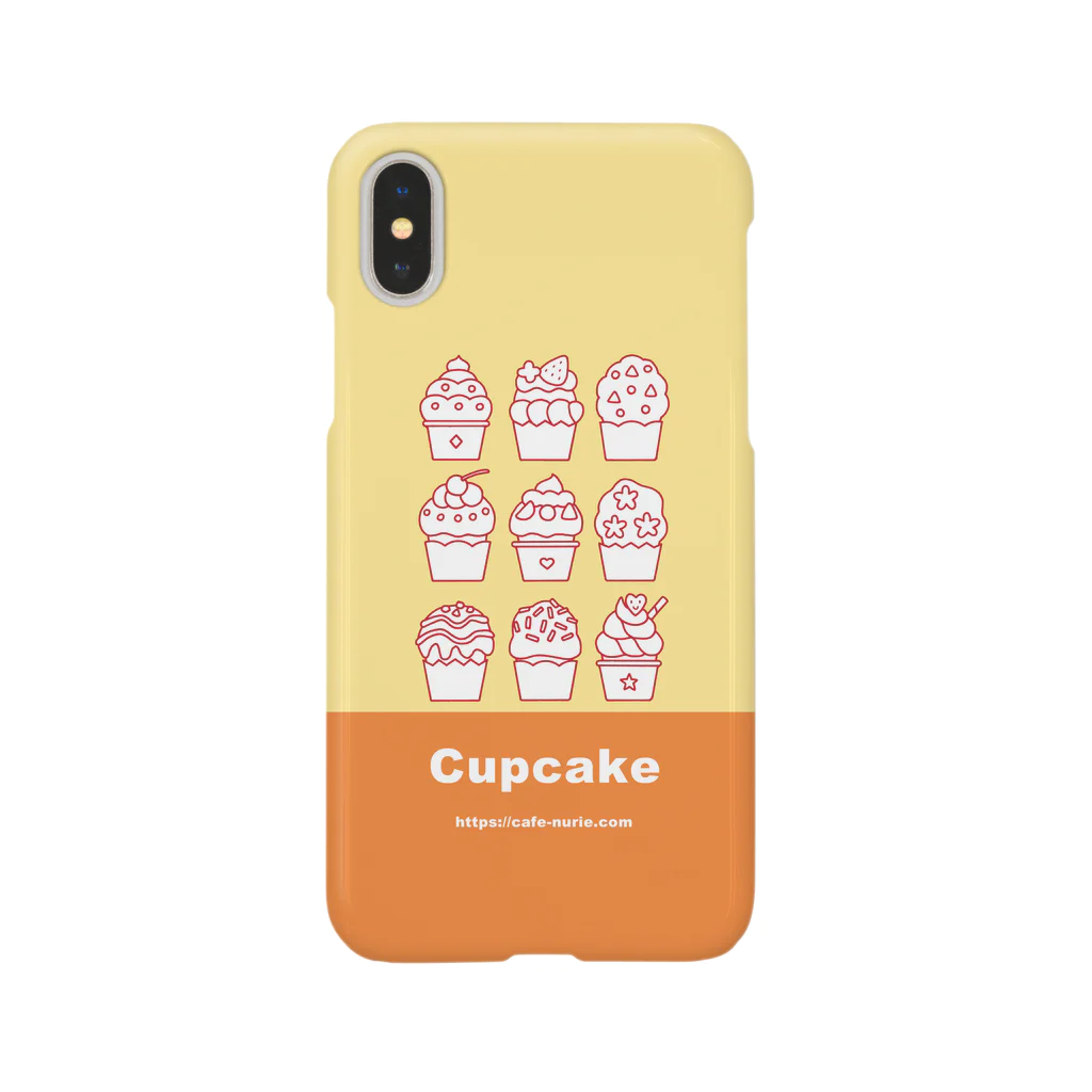 Cafe・de・ぬりえ ShopのCupcake スマホケース