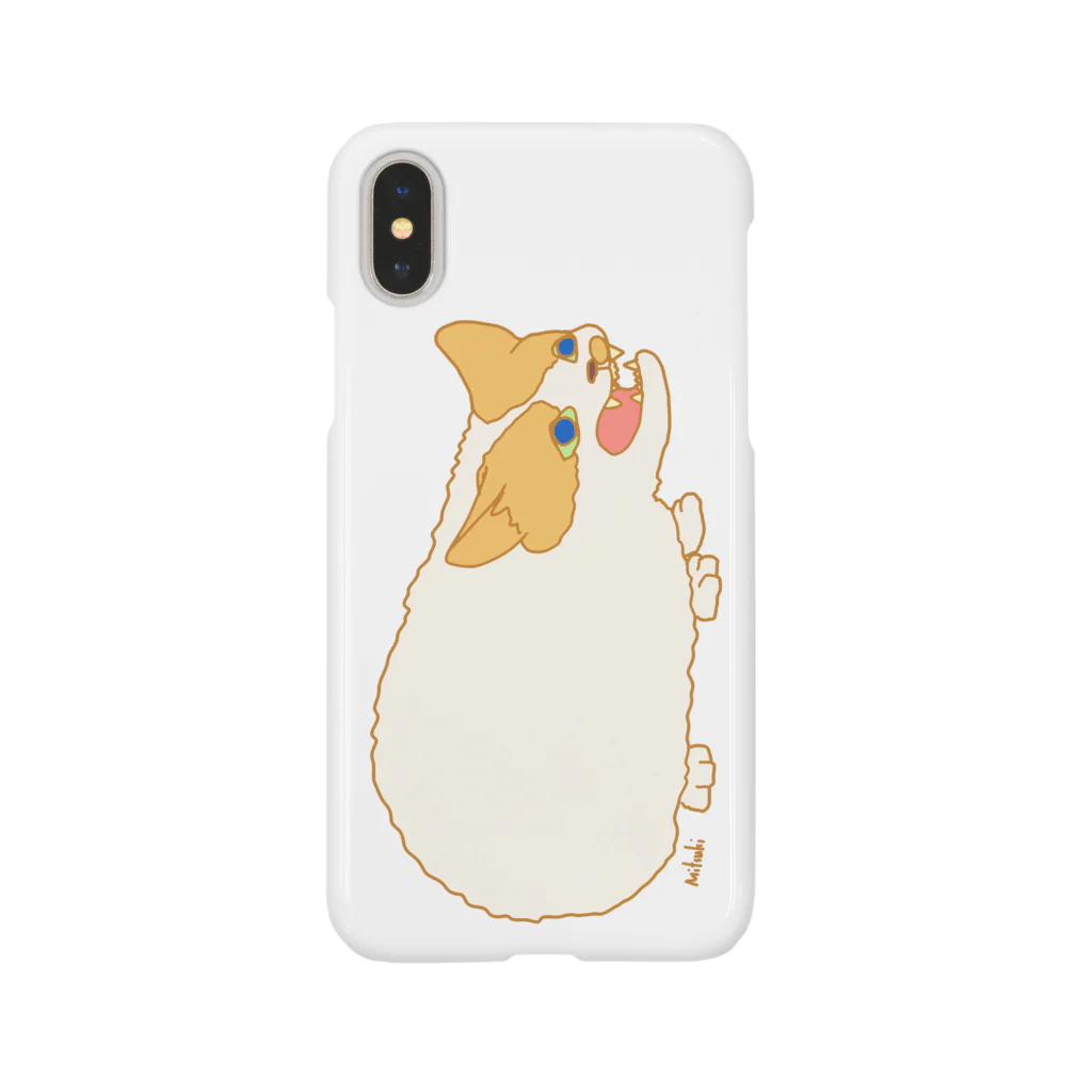 mickopyのふわふわシャー スマホケース