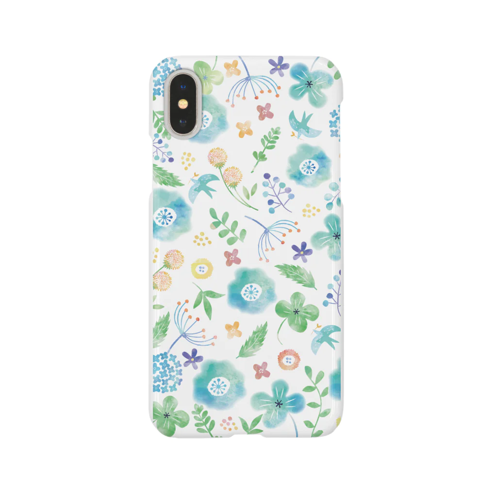 yumeyumeの水彩草花柄 Smartphone Case