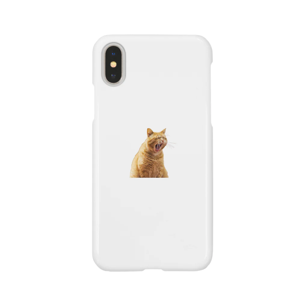 umameshiのあくびネコ / yawning cat Smartphone Case