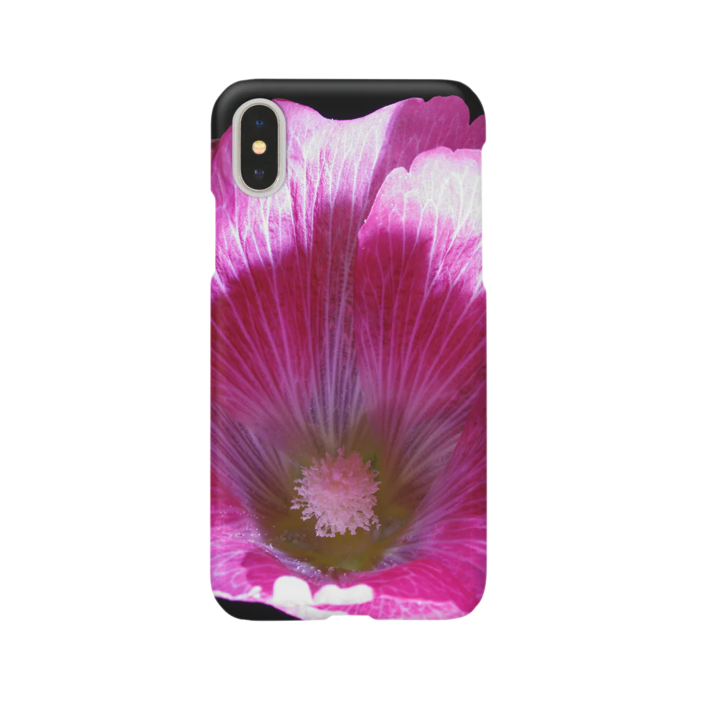 CNU Official ShopのiPhone XS/X Smartphone Case Flower Close Up Light and Shadow Design スマホケース