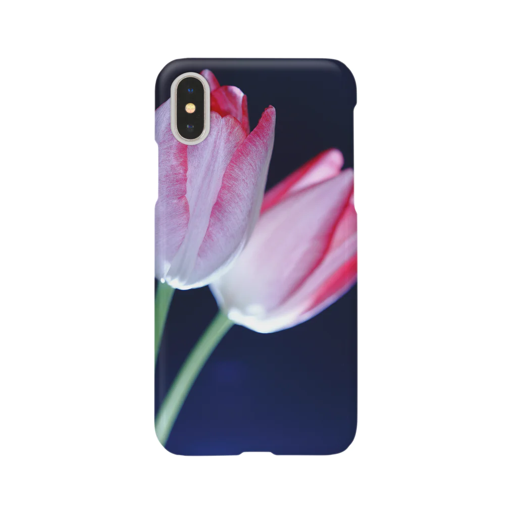 CNU Official ShopのiPhone XS/X Smartphone Case Flower Design Smartphone Case