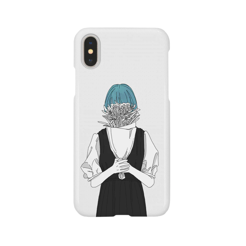 MASCOT STOREのゼンテイカ(モノクロ)/花束シリーズ Smartphone Case