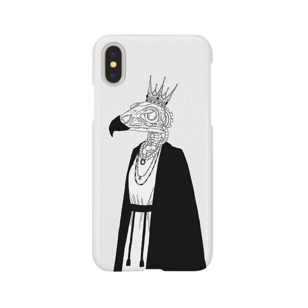 MASCOT STOREの鷲(モノクロ)/骨格シリーズ Smartphone Case