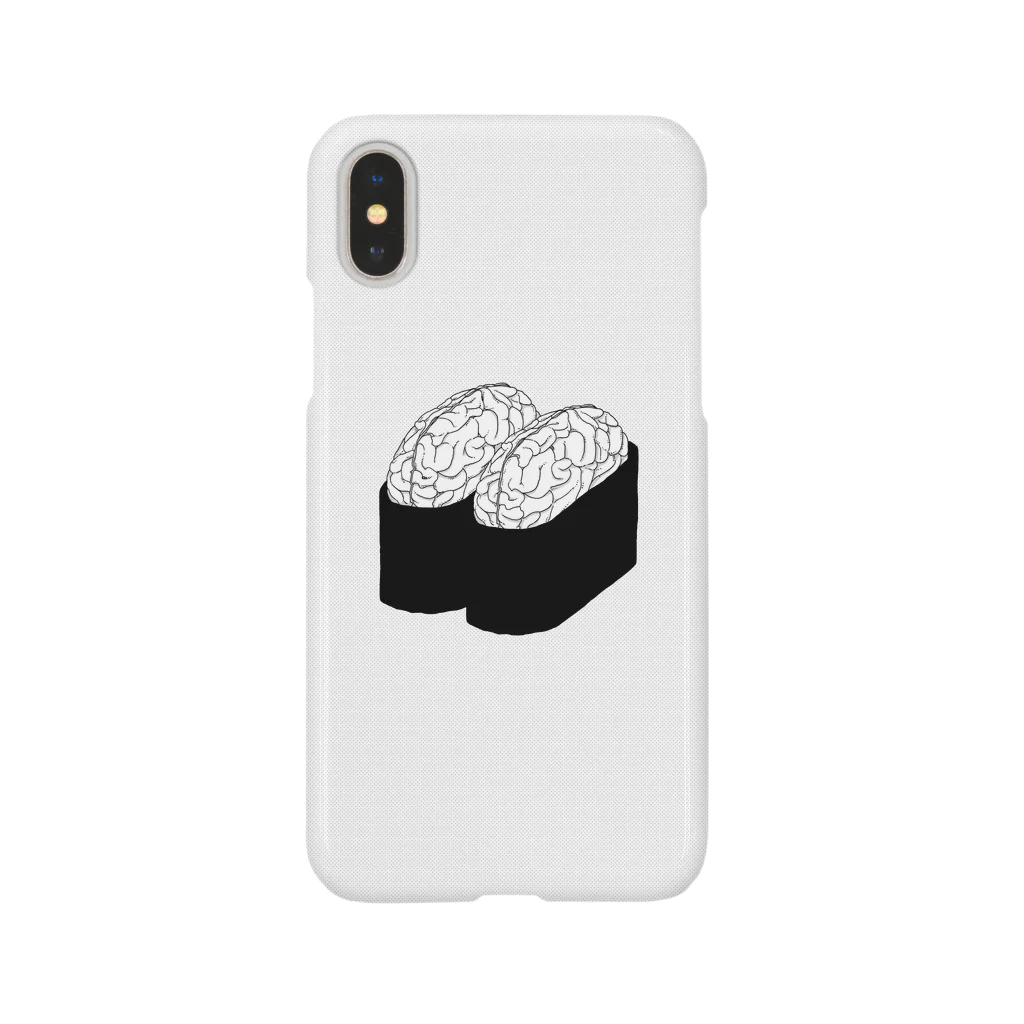 MASCOT STOREの大脳(モノクロ)/人体シリーズ Smartphone Case