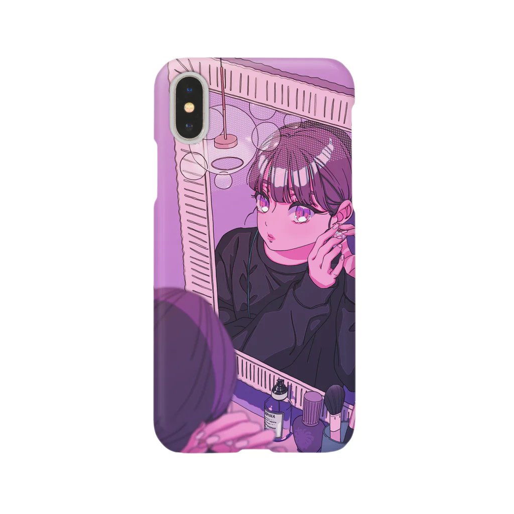 雛井ゆら┃Yura Hinaiのお気に入りのピアスつけて Smartphone Case