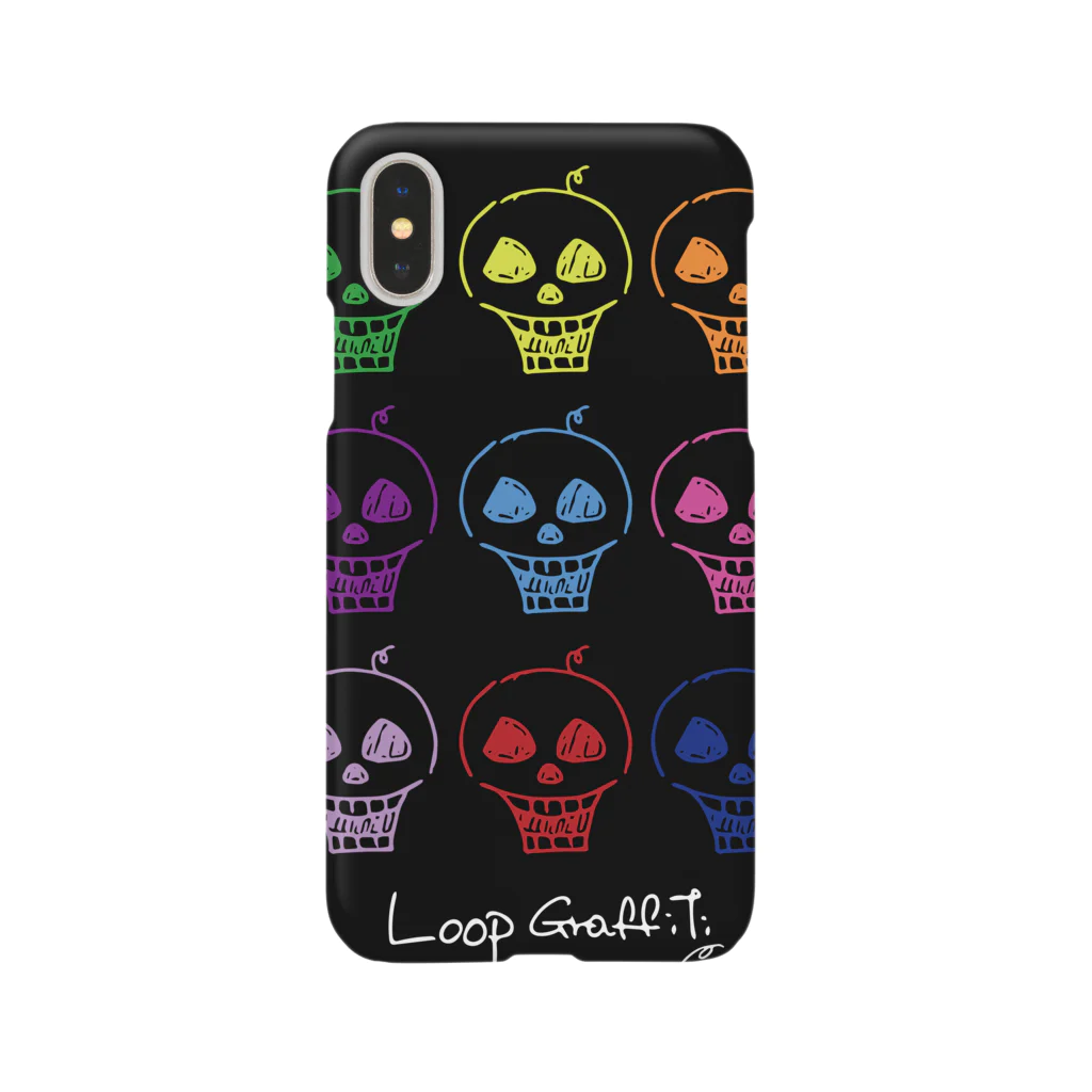 Loop GraffitiのGraffiti Skull Smartphone Case