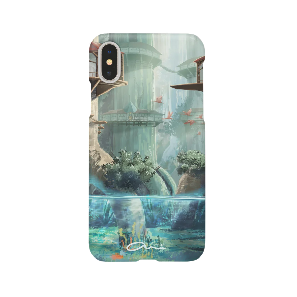 Ariイラストショップの水上の村 Smartphone Case