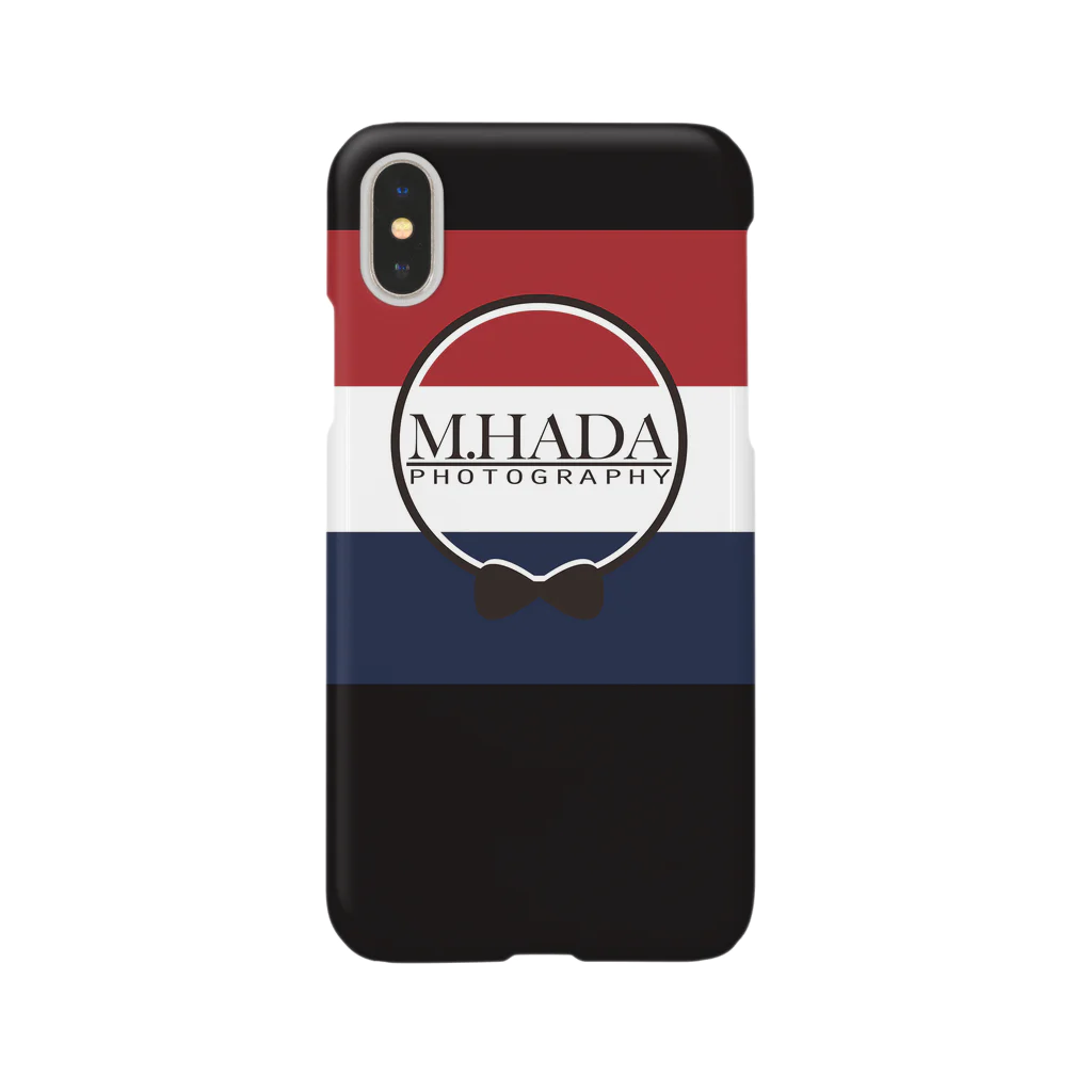 はだちゃん M.HADA PHOTO GOODSのスマートフォンケース Black Smartphone Case