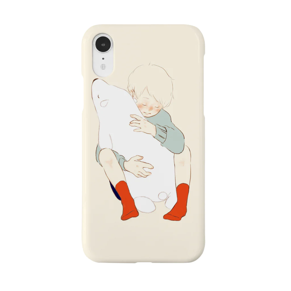 すずろにのWhite  bear Smartphone Case