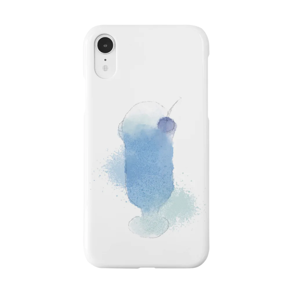 白山 静の蒼いクリームソーダ Smartphone Case