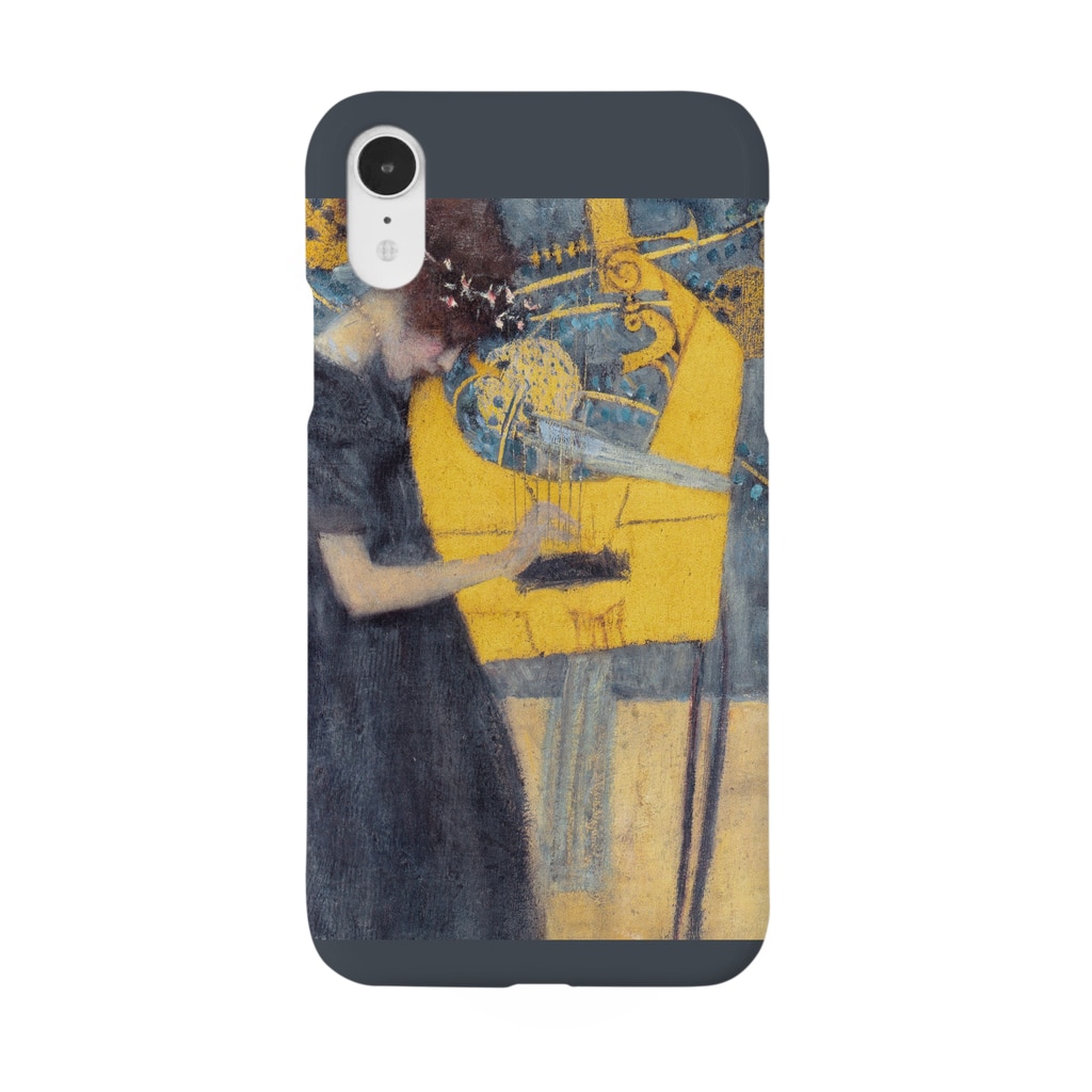 SONOTENI-ARTの001-003　グスタフ・クリムト　『音楽Ⅰ』　スマホケース　表側面印刷　iPhone XR/XSMax/8Plus/7Plus/6sPlus/6Plus専用デザイン　SC7 Smartphone Case