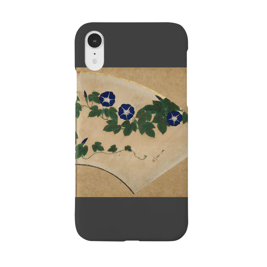 SONOTENI-ARTの002-003　鈴木其一　『アサガオ』　スマホケース　表側面印刷　iPhone XR/XSMax/8Plus/7Plus/6sPlus/6Plus専用デザイン　SC7 Smartphone Case