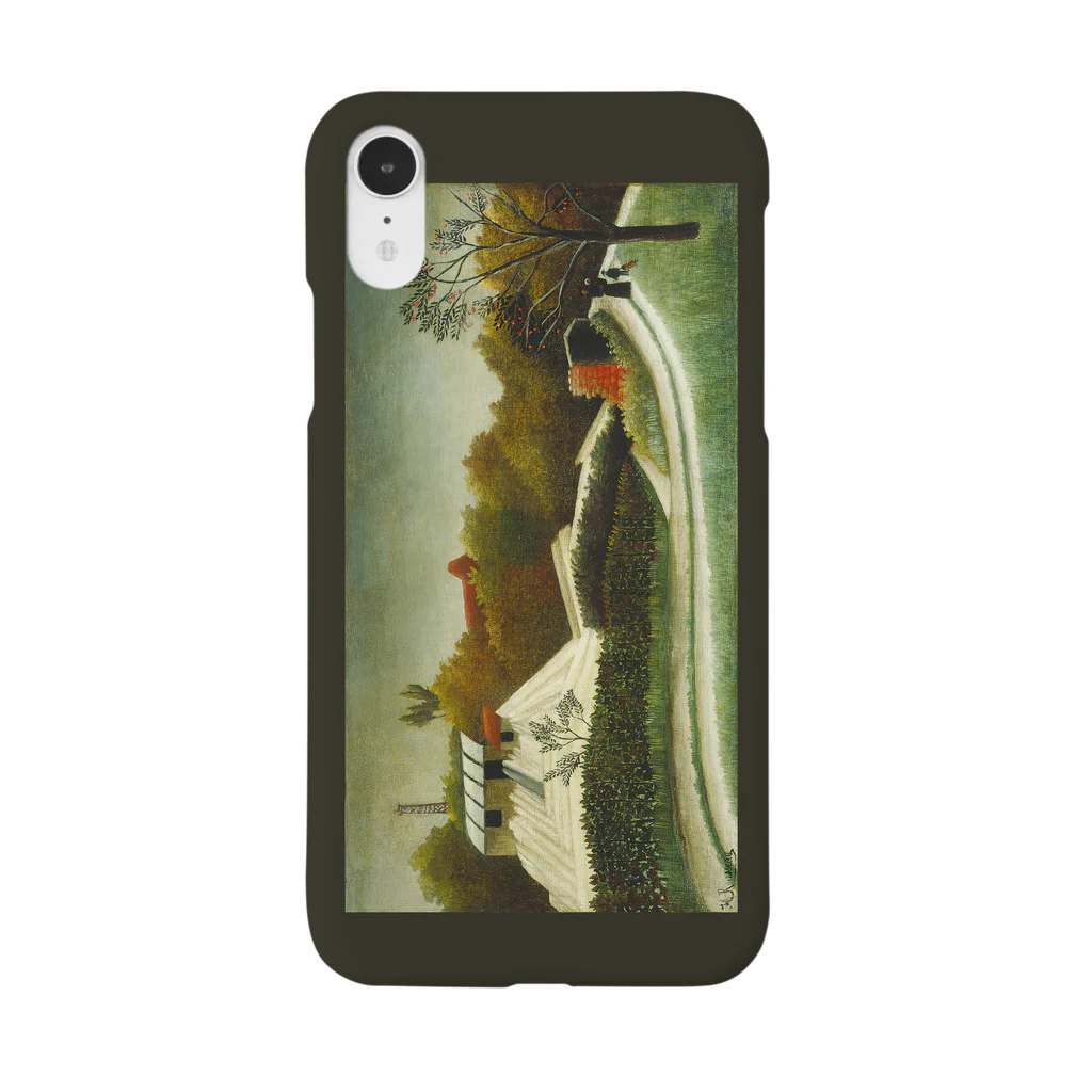 SONOTENI-ARTの029-003　アンリ・ルソー　『パリ郊外の製材所』　スマホケース　表側面印刷　iPhone XR/XSMax/8Plus/7Plus/6sPlus/6Plus専用デザイン　SC7 iPhone Smartphone Case