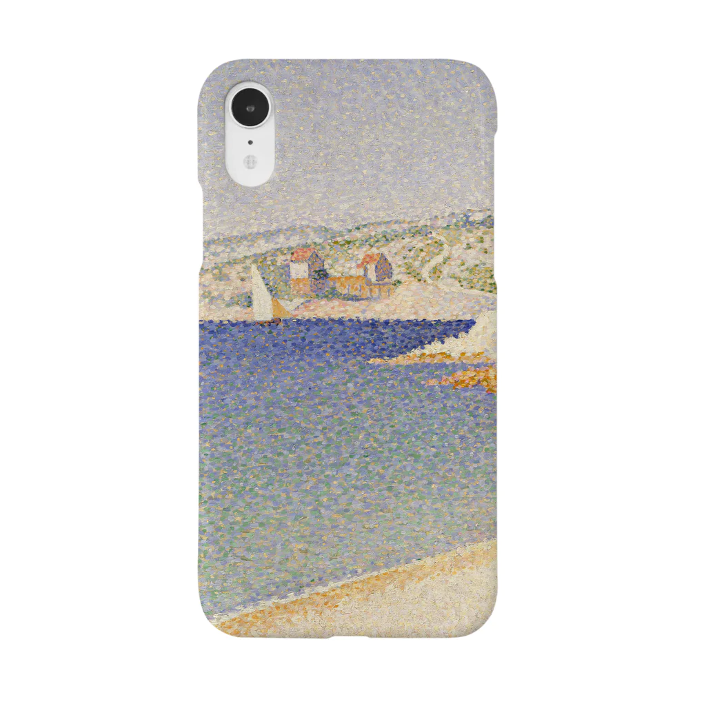 SONOTENI-ARTの025-002　ポール・シニャック　『カシスの桟橋』　スマホケース　表側面印刷　iPhone XR/XSMax/8Plus/7Plus/6sPlus/6Plus専用デザイン　SC7 iPhone Smartphone Case