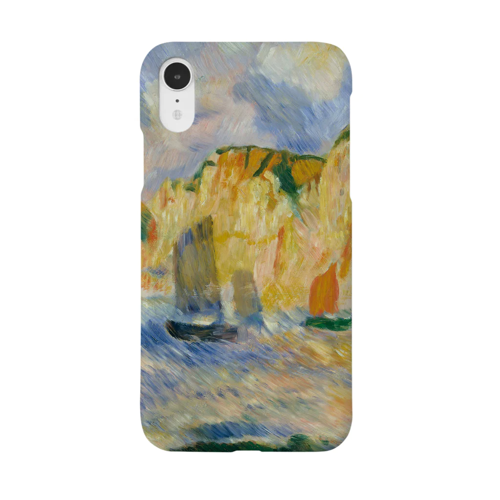 SONOTENI-ARTの016-009　ルノワール　『海と崖』　スマホケース　表側面印刷　iPhone XR/XSMax/8Plus/7Plus/6sPlus/6Plus専用デザイン　SC7 iPhone Smartphone Case