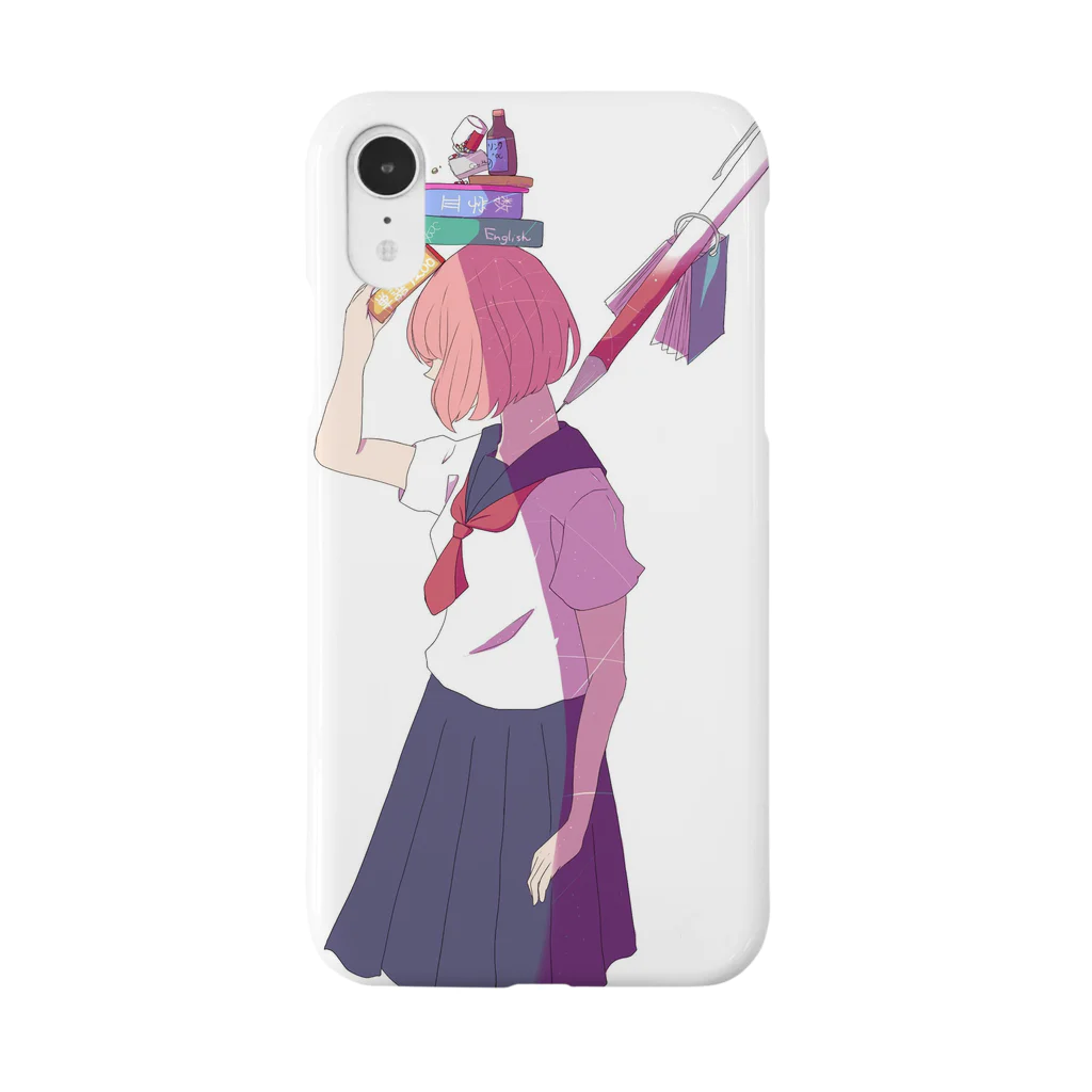 少女の勉強のストレス Smartphone Case