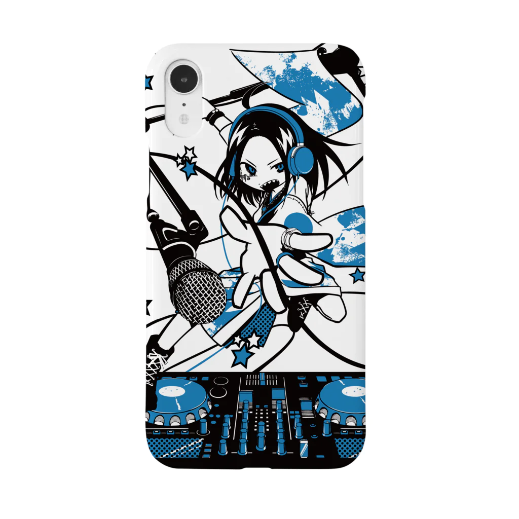 斬る'em ALL/DJつづきともみのDJつづきともみ ストップボタンなんてない！ SUZURI Ver Smartphone Case