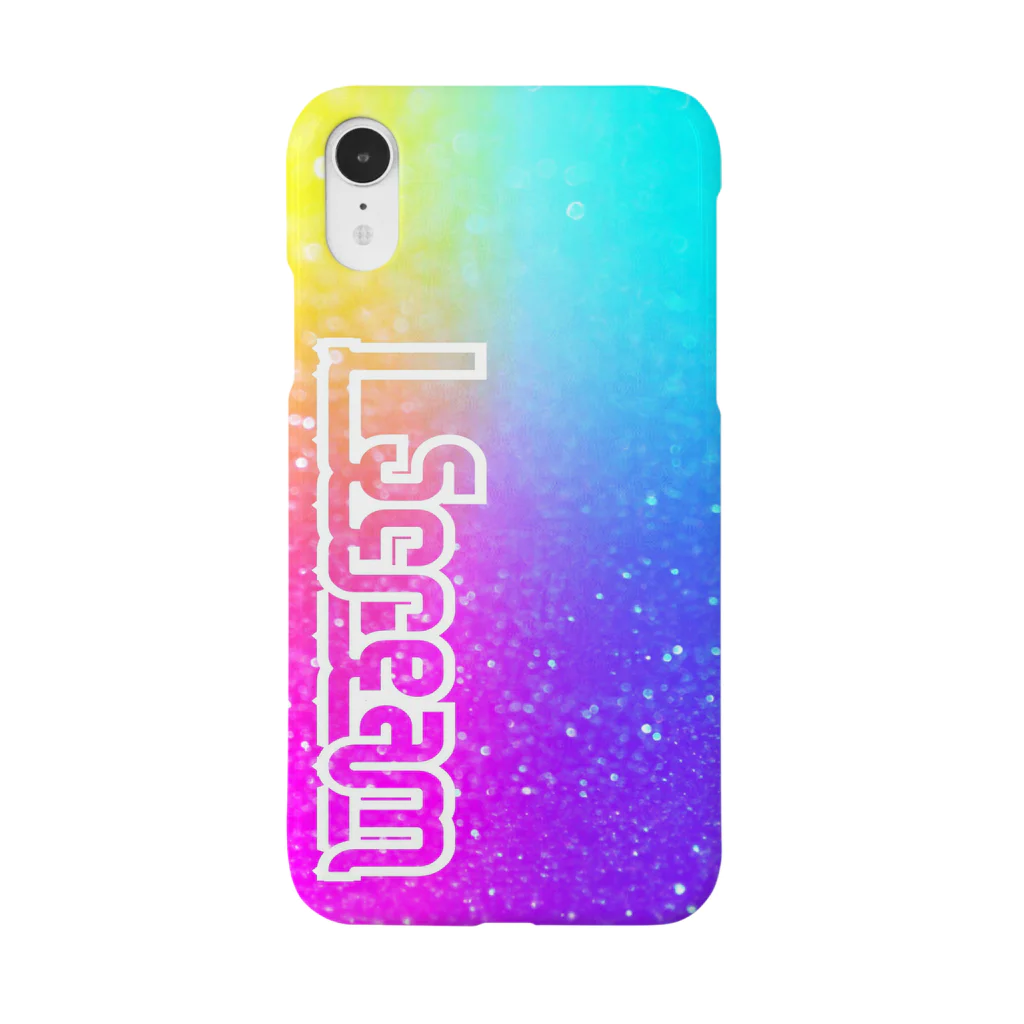 DOLUXCHIC RAYLOのWT I Scream Glitter Rainbow Smartphone Case