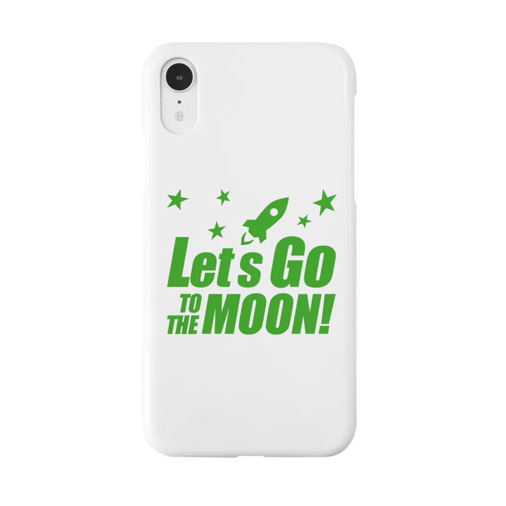 【仮想通貨】ADKグッズ専門店 のLet's go to the moon! スマホケース