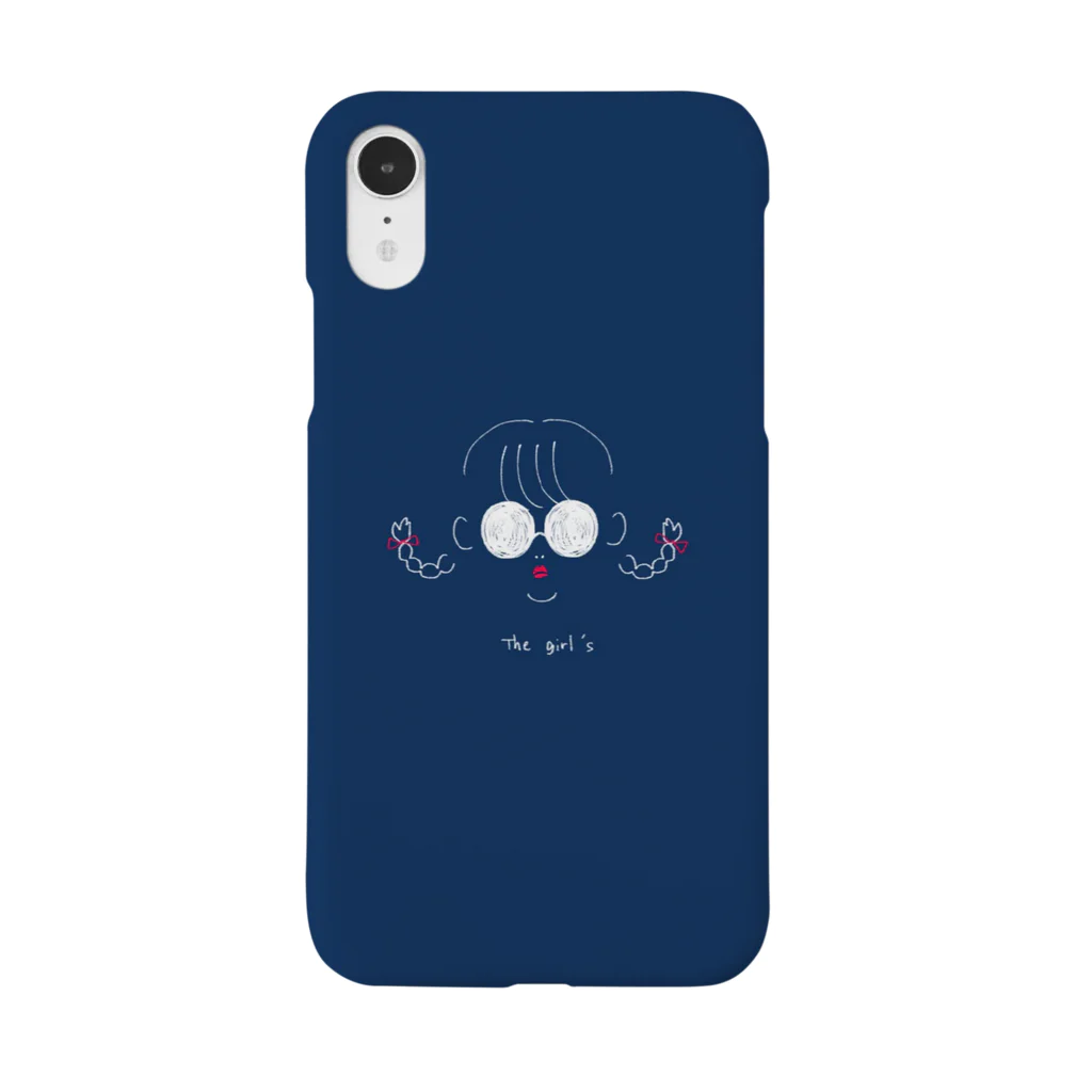 がやこのtha girl's ネイビー Smartphone Case