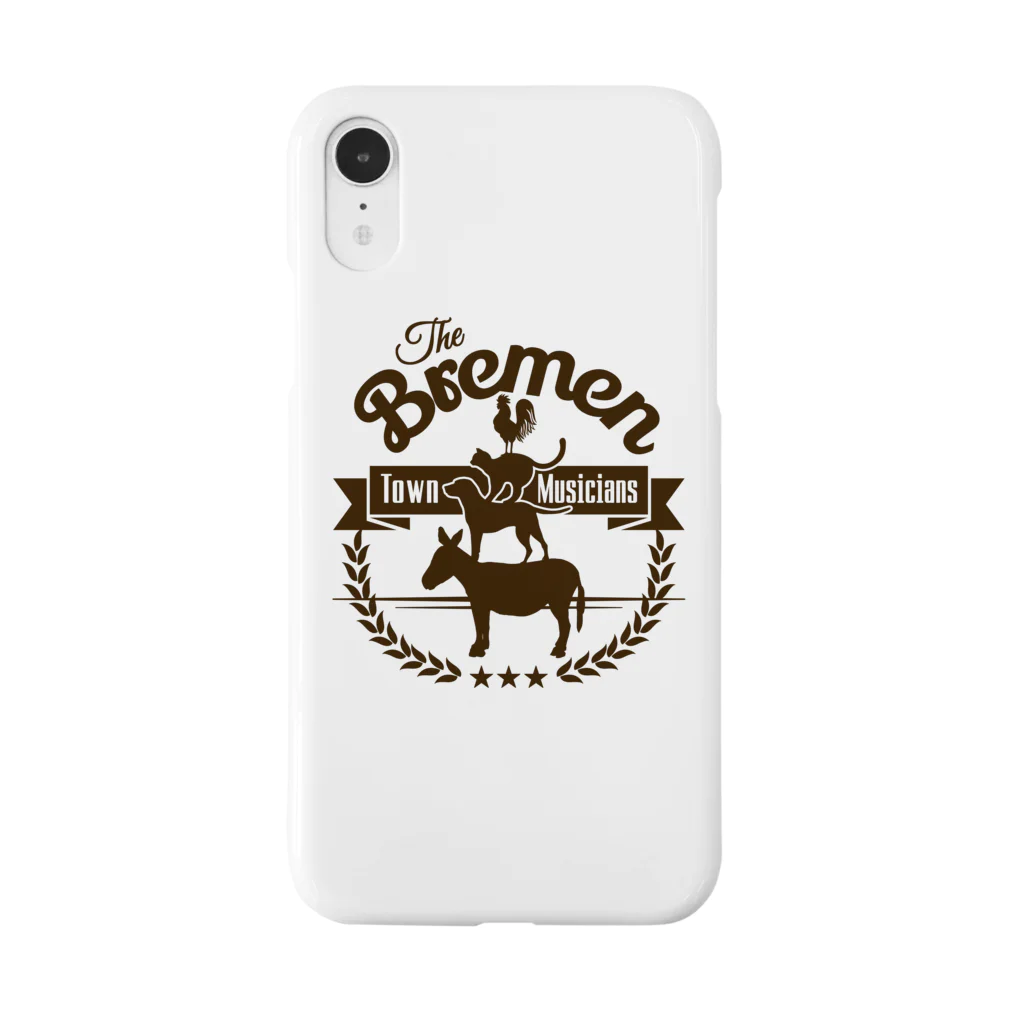 無彩色デザイン販売所のThe Bremen Town Musicians / ブレーメンの音楽隊 Smartphone Case